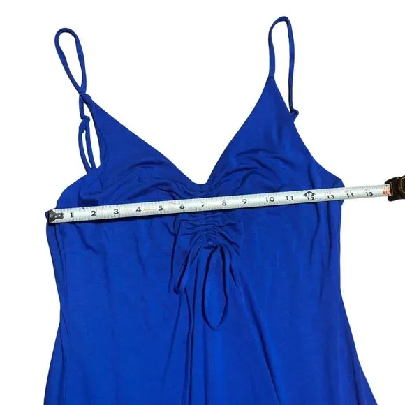 NEW Lou & Grey Signaturesoft Jersey Strappy Midi Dress in Cobalt Current- Size M - Picture 7 of 9